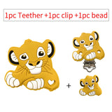 1/3/10pcs The Lion King Silicone Pacifier Clip Pacifier Chain Holder Soother Nursing Clips BPA Free Pacifier Chain Accessories