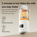 18000/10000mAh High-Power Constant Temperature Cup Quick Hot Water And Milk Heating Portable Baby Bottle Warmer