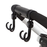 2Pcs/Set Hooks For Stroller Car Shopping Cart Hooks Baby Stroller Accessories Rotate 360 Degree Hook Pram Organizer Bag Hanger