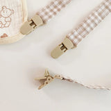 Baby Pacifier Clip Chain Cute Cartoon Bear Soother Pacifier Rope Clips Infant Feeding Strap Nipple Holder Babies Accessories