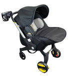 Mommy storage bag for doona Stroller accessories portable diaper bag compatible with stroller black waterproof storage bag