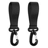 2/5pcs Stroller Hooks Hook Buckle Stroller Hanger Organizer Buckles Clip Aluminum Alloy Carabiner Cart Diaper Bag Shopping Pram