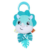 Baby Toy Cartoon Animal Stuffed Hanging Rattle Toys Baby Bed Crib Car Seat Travel Stroller Soft Plush Toys with Wind Chimes Gift