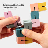 Montessori Soma Cube Puzzle for Kids | 3D Wooden Brain Teaser Toy