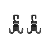 2 Pcs Car Seat Headrest Double Hook Hook Car Multifunctional Durable Bracket for Bicycle Handbag High Power Stroller Hook