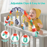 Baby Stroller Arch Toys Bouncer Toy Pram Activity Arch Toys Fine Motor Skills Toys Sensory Development Baby Car S