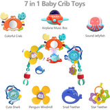 Musical Baby Stroller Arch Travel Car Seat Toy Baby Play Arch Crib Accessory Mobile for Bassinet Pram Activity Arch Bar for Baby