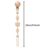 1pcs Baby Silicone Pacifier Chains, Flower Anti Loss Adjustable Pacifier Holder For Newborn, Suitable For Baby Toy Products