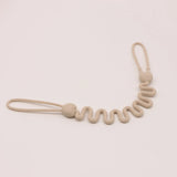 Fashion Baby Silicone Pacifier Chain, 1/4 pcs Soft Elastic Toy Straps for Teething Toys, Car Seats, Baby Travel Essentials