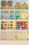 Puzzle Montessori Quiet Book Word Recognition Children's Early Education Enlightenment Stickers Book Toys