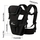 4-in-1 Ergonomic Baby Carrier – Adjustable Newborn to Toddler Sling