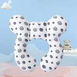 New Cartoon Children's Cotton Soft U-shaped Sleeping Pillows Baby Stroller Children's Pillow Baby Functional Stroller Pillow