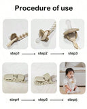 1PCS Cute Bear Baby Pacifier Clip Chain Dummy Holder Soother Pacifier Clips Strap Nipple Holder Infant Feeding Babies Accessorie