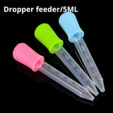 5/10 Pcs 5ml Small Silicone Plastic Pipette Dropper Feeding Medicine Liquid Eye Ear Pipette Dropper Lab Experiment Toys Gift