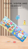 1pc Enlightenment Busy Book Paper Pasting Book Operation Board Baby Learning Children's Quiet Picture Books