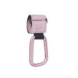 1/2pcs Baby Stroller Hooks Portable Infant Carriage Hook Multifunctional Leather Aluminum Alloy Hook Stroller Accessories