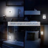 Wireless Sensor LED Night Light EU Plug Mini Square Nights Lights For Baby Children Living Room Bedroom Corridor Lighting Lamp