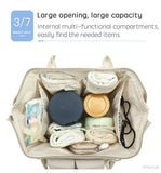 Diaper Bag Backpack with Stroller Hooks – Waterproof Baby Travel Bag
