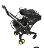 Mommy storage bag for doona Stroller accessories portable diaper bag compatible with stroller black waterproof storage bag