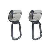 1/2pcs Baby Stroller Hooks Portable Infant Carriage Hook Multifunctional Leather Aluminum Alloy Hook Stroller Accessories