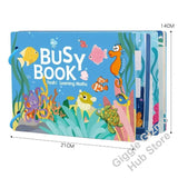 Montessori Busy Book for Toddlers – Reusable Matching Activity Toy