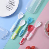 Baby Fruit Scraping Mud Spoon Feeding Spoon Soft Silicone Spoon Baby Easy To Eat Fruit Spoon Mother And Baby Supplies