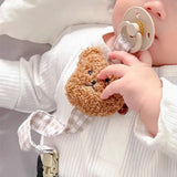 Baby Pacifier Clip Chain Cute Cartoon Bear Soother Pacifier Rope Clips Infant Feeding Strap Nipple Holder Babies Accessories
