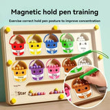 Children's Magnetic Maze Walking Ball Baby Concentration Training, Writing Logic Thinking 3 year Old Early Education Puzzle To