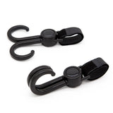 2Pcs/Set Hooks For Stroller Car Shopping Cart Hooks Baby Stroller Accessories Rotate 360 Degree Hook Pram Organizer Bag Hanger