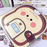 Paper Waffle Quiet Book Colorful Fried Chicken Cartoon Busy Book Convenience Store Handmade Toy Snack Bar Sticker Game