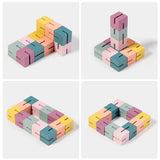 Montessori Soma Cube Puzzle for Kids | 3D Wooden Brain Teaser Toy