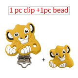 1/3/10pcs The Lion King Silicone Pacifier Clip Pacifier Chain Holder Soother Nursing Clips BPA Free Pacifier Chain Accessories