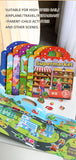Children Portable Quiet Busy Paste A Book DIY Reusable Sticker Books Multi-scene Bubble Sticker Jelly Paste Sticker Toys