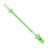 Silicone Chain Fastened Strap for Baby Pacifier Teething Clip Newborn Teether Chain Nipple Holder Nursing Accessories