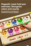 Children's Magnetic Maze Walking Ball Baby Concentration Training, Writing Logic Thinking 3 year Old Early Education Puzzle To