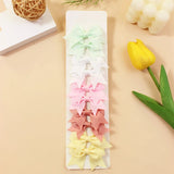 10Pcs Cute Bows Baby Hair Clips Candy Color Girls Princess Hairpins Barrettes Kids Hair Accessories