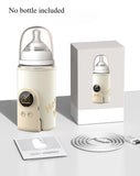 Multifunctional USB Baby Bottle Warmer with Smart Temperature Control Screen High Capacity Feeding Bottle Warmer for Newborns