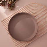 Color Kids 1PCS Food Grade Silicone Baby Plate Anti-Slip Sucker Dishes Toddler Feeding Bowl BPA Free Newborn Accessories