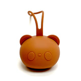Bear Pacifier Bag Baby Soother Silicone Dust Organiser Bag Portable Baby Pacifier Chain Bag