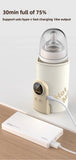 Multifunctional USB Baby Bottle Warmer with Smart Temperature Control Screen High Capacity Feeding Bottle Warmer for Newborns
