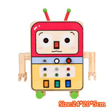 Kids Lights Busy Board Montessori Sensory Toys Switch LED Light Games Activity Board Thinking Education Baby Travel Toys 2-6year