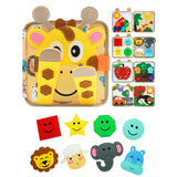 Montessori Busy Book for Toddlers – Preschool Learning Activity Toy
