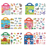 Reusable Jelly Sticker Book for Toddlers | Waterproof Travel Activity Toy