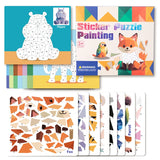 Early Childhood Education Scene Sticker Book Focus Cultivation Quiet Sticker Book Enlightenment Puzzle Cognitive Sticker Book