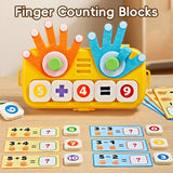 Montessori Math Learning Toy – Finger Counting & Number Recognition Game for Preschool & Early Learning