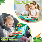 Montessori Quiet Book for Toddlers | Soft Sensory Activity Book