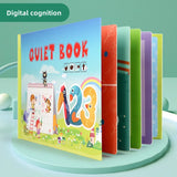Quiet Book Magic Sticker Toy Baby Educational Montessori Early Education Children Enlightenment Cognitive Material Package
