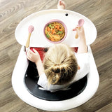 3Pcs Silicone Baby Feeding Bowl Set Baby Learning Dishes Suction Bowl Set Wood Spoon Fork Children Tableware Baby Stuff