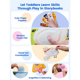 Montessori Toy Busy Board Giraffe Busy Book Preschool Learning Educational Quiet Book Sensory Travel Toy for Baby 3 4 5 6 Ages