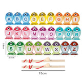 Montessori Wooden Fishing Game | Alphabet & Number Learning Toy